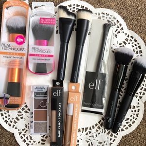 Real technique, elf, Mayblline makeup lot